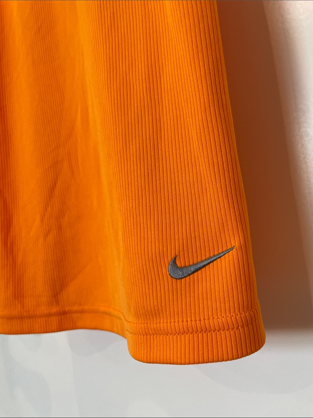 Nike Bright Orange Ribbed Racerback Tank - Picture 4 of 5